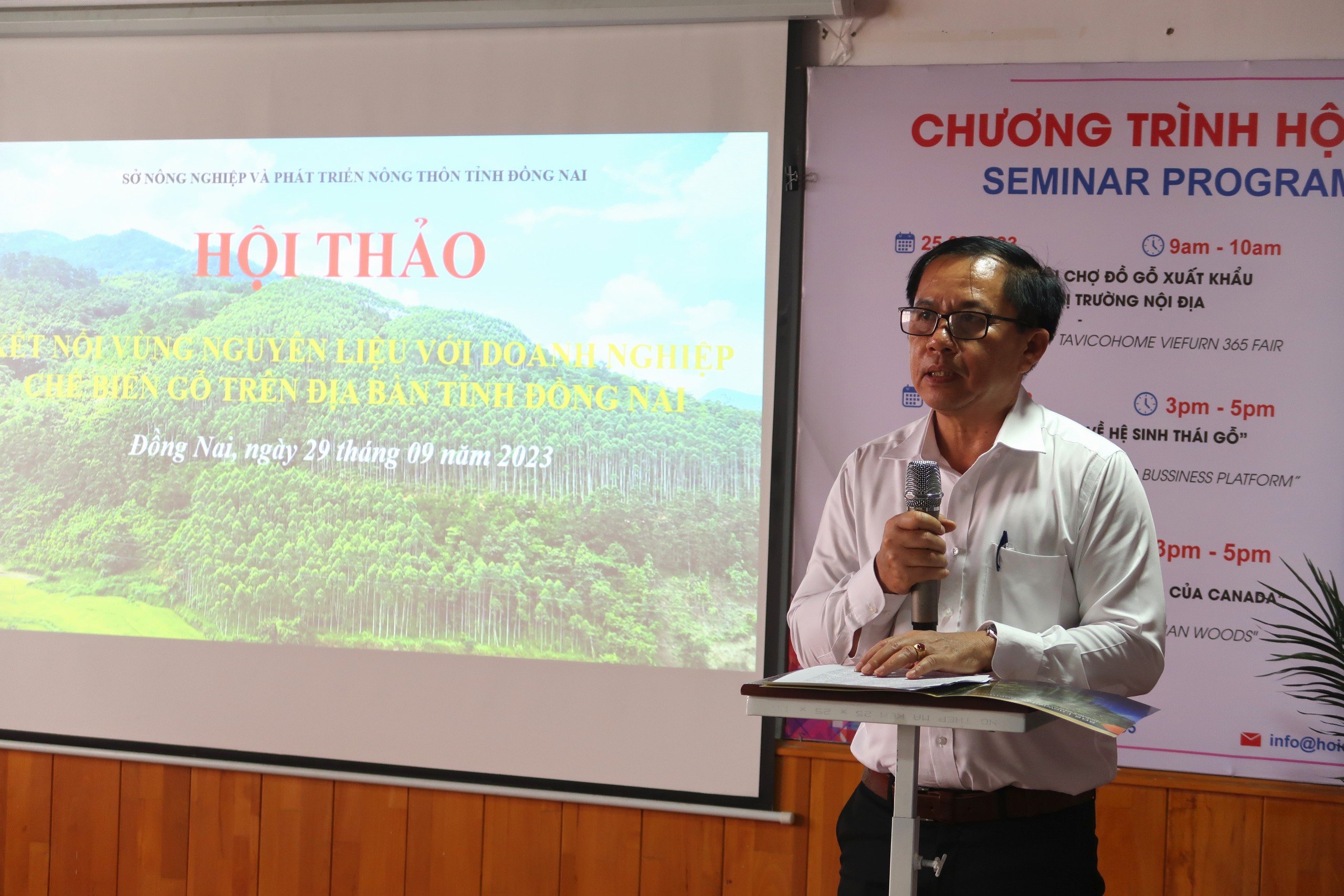 Hội thảo “Kết nối vùng nguyên liệu với Doanh nghiệp chế biến gỗ trên địa bàn tỉnh Đồng Nai”